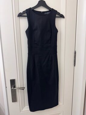 Guess by Marciano Black Sleeveless Midi Sheath Dress